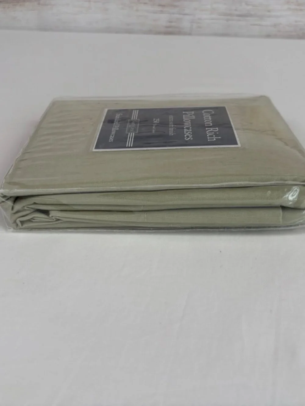 Northcrest Standard Pillowcases Cotton Polyester Green 250 TC